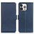 Funda de Cuero Cartera con Soporte Carcasa T07 para Apple iPhone 13 Pro Max Azul