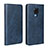 Funda de Cuero Cartera con Soporte Carcasa T07 para Huawei Mate 20 X 5G Azul