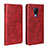 Funda de Cuero Cartera con Soporte Carcasa T07 para Huawei Mate 20 X 5G Rojo