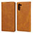 Funda de Cuero Cartera con Soporte Carcasa T07 para Samsung Galaxy Note 10 Naranja