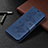 Funda de Cuero Cartera con Soporte Carcasa T07 para Samsung Galaxy Note 20 5G Azul