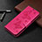 Funda de Cuero Cartera con Soporte Carcasa T07 para Samsung Galaxy Note 20 5G Rosa Roja