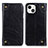 Funda de Cuero Cartera con Soporte Carcasa T08 para Apple iPhone 14 Negro