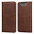 Funda de Cuero Cartera con Soporte Carcasa T08 para Samsung Galaxy A90 4G Marron