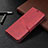 Funda de Cuero Cartera con Soporte Carcasa T08 para Samsung Galaxy Note 20 Ultra 5G Rojo