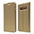 Funda de Cuero Cartera con Soporte Carcasa T08 para Samsung Galaxy S10 5G Oro