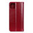 Funda de Cuero Cartera con Soporte Carcasa T08 para Xiaomi Mi 11 5G Rojo