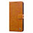 Funda de Cuero Cartera con Soporte Carcasa T08 para Xiaomi Redmi Note 9 Naranja