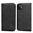 Funda de Cuero Cartera con Soporte Carcasa T09 para Apple iPhone 11 Negro