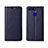 Funda de Cuero Cartera con Soporte Carcasa T09 para Huawei Honor V20 Azul