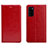 Funda de Cuero Cartera con Soporte Carcasa T09 para Huawei Honor V30 5G Rojo