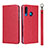 Funda de Cuero Cartera con Soporte Carcasa T09 para Huawei P30 Lite New Edition Rojo