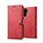 Funda de Cuero Cartera con Soporte Carcasa T09 para Huawei P30 Pro New Edition Rojo