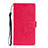 Funda de Cuero Cartera con Soporte Carcasa T09 para Huawei P40 Pro Rojo