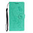 Funda de Cuero Cartera con Soporte Carcasa T09 para Huawei P40 Pro Verde