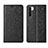 Funda de Cuero Cartera con Soporte Carcasa T09 para Oppo Reno3 Negro