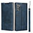 Funda de Cuero Cartera con Soporte Carcasa T09 para Samsung Galaxy Note 10 5G Azul