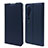 Funda de Cuero Cartera con Soporte Carcasa T09 para Xiaomi Mi Note 10 Pro Azul