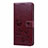 Funda de Cuero Cartera con Soporte Carcasa T09 para Xiaomi Redmi 10X 4G Marron