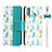 Funda de Cuero Cartera con Soporte Carcasa T10 para Huawei P30 Lite New Edition Cian