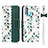 Funda de Cuero Cartera con Soporte Carcasa T10 para Huawei P30 Lite Verde