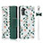 Funda de Cuero Cartera con Soporte Carcasa T10 para Samsung Galaxy Note 10 Verde