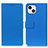 Funda de Cuero Cartera con Soporte Carcasa T14 para Apple iPhone 13 Azul