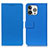 Funda de Cuero Cartera con Soporte Carcasa T14 para Apple iPhone 14 Pro Max Azul