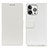 Funda de Cuero Cartera con Soporte Carcasa T14 para Apple iPhone 14 Pro Max Blanco