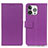 Funda de Cuero Cartera con Soporte Carcasa T14 para Apple iPhone 14 Pro Max Morado