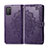 Funda de Cuero Cartera con Soporte Carcasa T14 para Xiaomi Poco M3 Morado