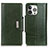 Funda de Cuero Cartera con Soporte Carcasa T15 para Apple iPhone 14 Pro Max Verde