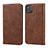 Funda de Cuero Cartera con Soporte Carcasa T16 para Apple iPhone 11 Pro Marron