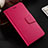 Funda de Cuero Cartera con Soporte Carcasa T16 para Huawei Honor V20 Rosa Roja