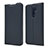 Funda de Cuero Cartera con Soporte Carcasa T18 para Xiaomi Redmi Note 8 Pro Negro