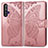 Funda de Cuero Cartera con Soporte Carcasa T19 para Huawei Nova 5T Oro Rosa