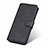 Funda de Cuero Cartera con Soporte Carcasa T19 para Huawei P40 Negro