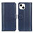 Funda de Cuero Cartera con Soporte Carcasa T23 para Apple iPhone 13 Mini Azul