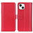 Funda de Cuero Cartera con Soporte Carcasa T23 para Apple iPhone 13 Mini Rojo