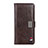 Funda de Cuero Cartera con Soporte Carcasa T24 para Samsung Galaxy Note 20 5G Marron