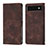 Funda de Cuero Cartera con Soporte Carcasa Y01B para Google Pixel 6 5G Marron