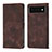 Funda de Cuero Cartera con Soporte Carcasa Y01B para Google Pixel 6 Pro 5G Marron