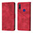 Funda de Cuero Cartera con Soporte Carcasa Y01B para Huawei Honor 9X Rojo