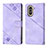 Funda de Cuero Cartera con Soporte Carcasa Y01B para Huawei Nova 10 Morado