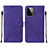 Funda de Cuero Cartera con Soporte Carcasa Y01B para Motorola Moto G Power 5G (2023) Morado