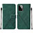 Funda de Cuero Cartera con Soporte Carcasa Y01B para Motorola Moto G Power 5G (2023) Verde