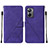 Funda de Cuero Cartera con Soporte Carcasa Y01B para Realme 10 Pro 5G Morado