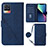 Funda de Cuero Cartera con Soporte Carcasa Y01B para Realme 8 4G Azul