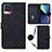 Funda de Cuero Cartera con Soporte Carcasa Y01B para Realme 8 4G Negro