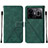 Funda de Cuero Cartera con Soporte Carcasa Y01B para Realme GT Neo5 240W 5G Verde